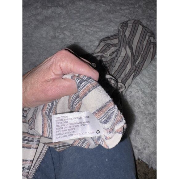 Wild Fable Adult Sz. S Hooded Boho Short Sleeved Top. Cute, Fun - Picture 5 of 7